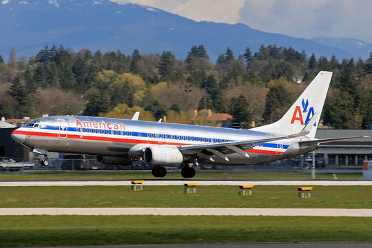资料图：美国航空公司波音737客机