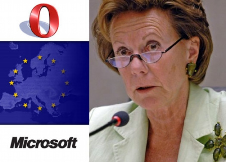 图为欧盟反垄断专员尼莉&middot;克洛斯(Neelie Kroes)