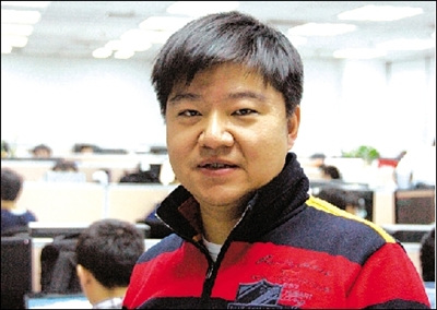 唔箜搜索创办人杨宁。本报记者 古晓宇 摄