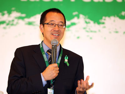 新东方教育科技集团有限公司董事长兼总裁俞敏洪(来源：新浪财经 陈鑫 摄)