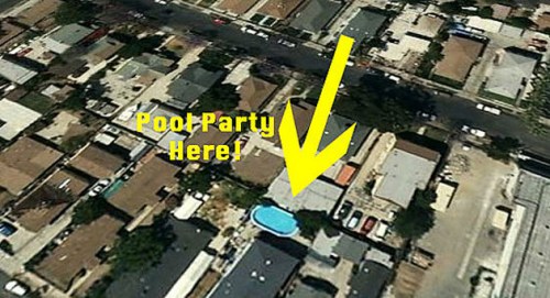 图为河头镇某违规泳池