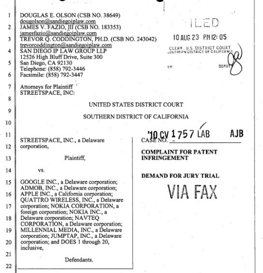 苹果iAds广告服务被诉侵权