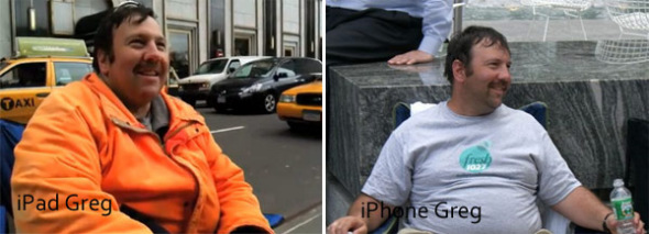 永远第一个排队的苹果拥趸格雷格&middot;帕克(Greg Packer)