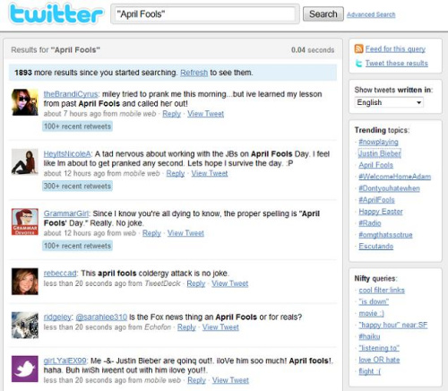 Twitter搜索可根据热门程度排序