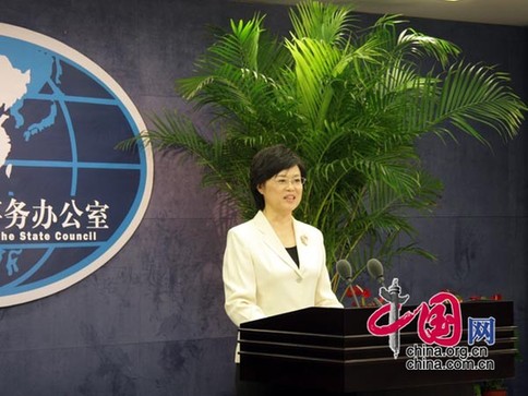 国台办发言人范丽青（中国网 张琳摄）