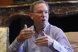 谷歌CEO埃里克&middot;施密特(Eric Schmidt)(图片来源：路透社)