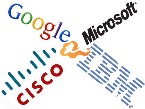 云计算邮件服务市场:四大巨头掐架 云计算邮件服务市场:四大巨头掐架