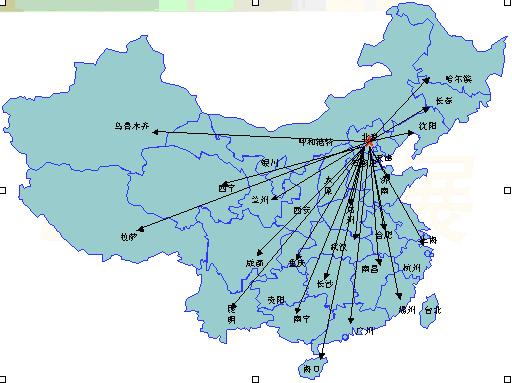 中国联通网络资源示意图